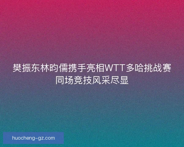 樊振东林昀儒携手亮相WTT多哈挑战赛同场竞技风采尽显